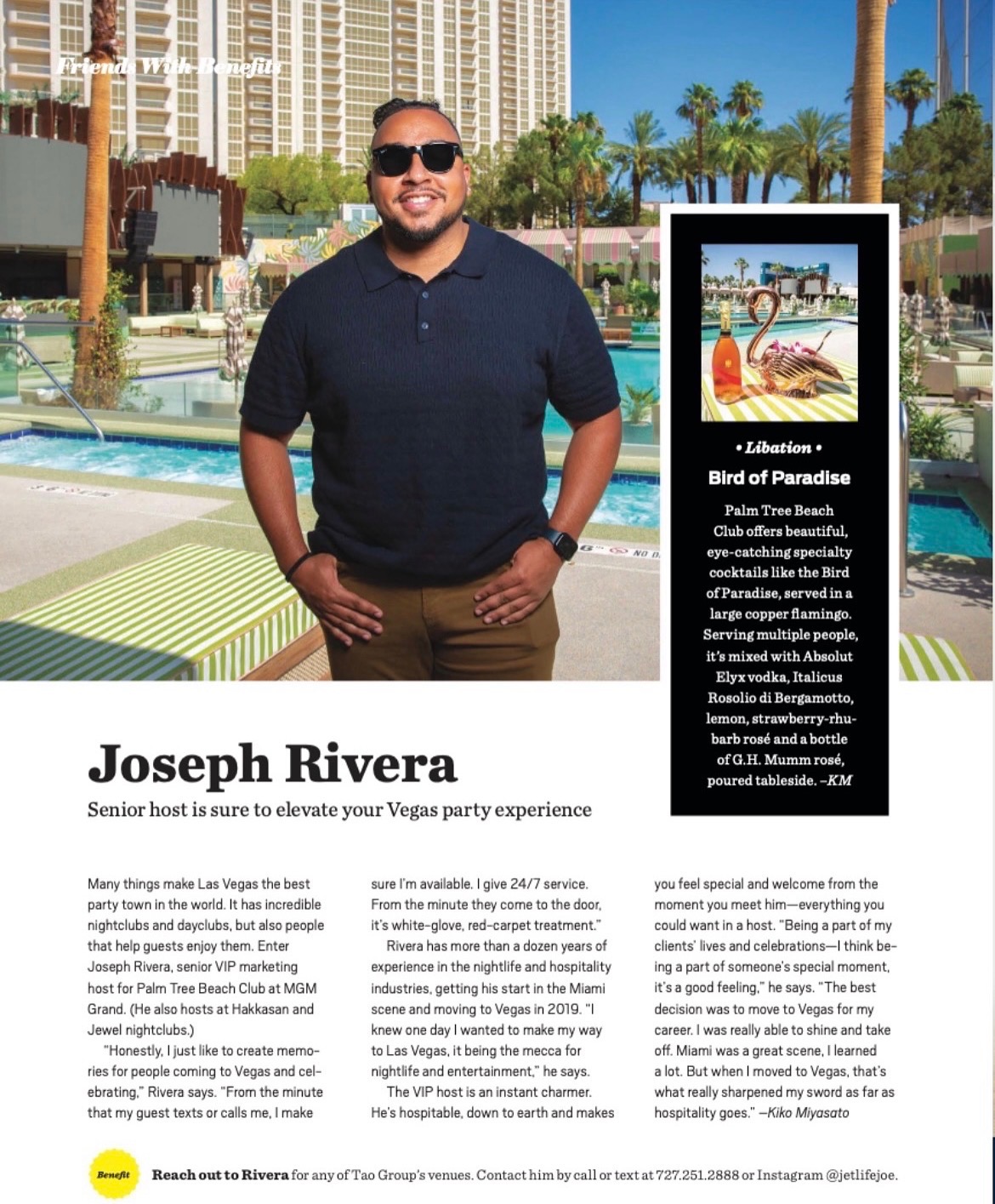 Joseph Rivera, VIP Host